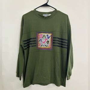 Vintage International Stefano Sportswear Long Sleeve Navajo Spirit